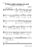 Adolphe Adam-O Holy night cantique de noel,for Voice,Mixed Chorus and Brass Ensemble