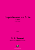 G. B. Bassani-Ha più foco un sen ferito