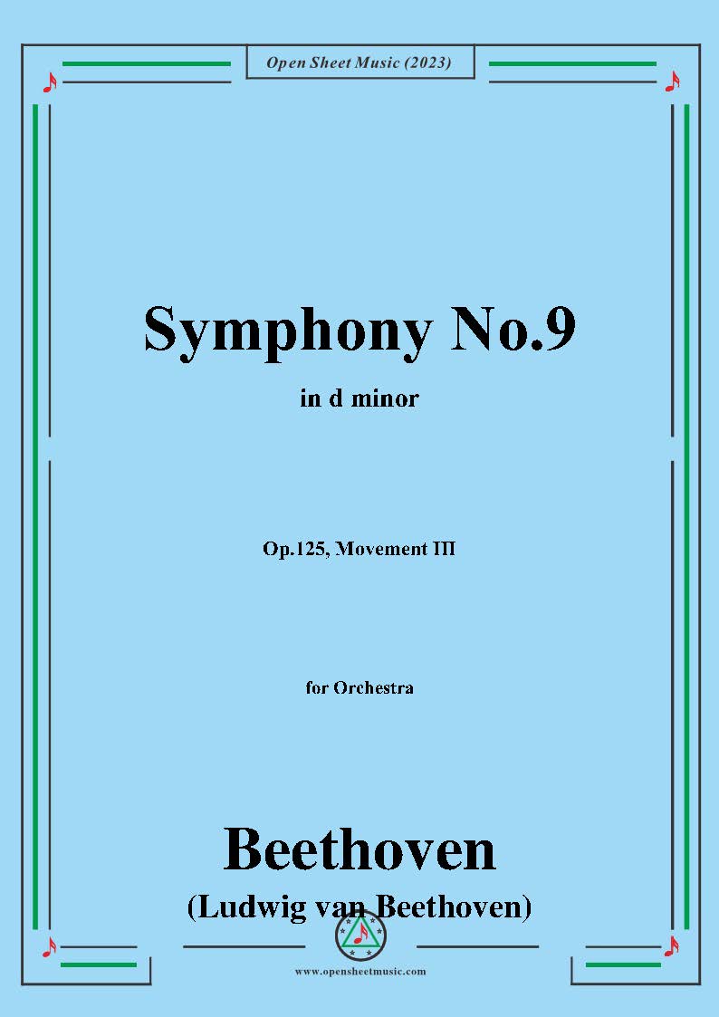 ぎゅな☺︎　0309 Beethoven: Symphony No. 9, Op. 125 - Finale – Ficks Music