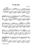 Di Capua-O sole mio,for Piano