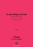 Chopin-In mir klingt ein Lied,Op.10 No.3