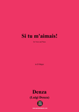 Denza-Si tu m'aimais!