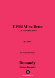 Donaudy-E Filli M'ha Detto