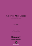 Donaudy-Amorosi Miei Giorni