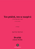 A. Dvořák-Ten ptáček,ten se nazpívá