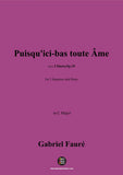 G. Fauré-Puisqu'ici-bas toute Âme