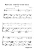 G. Fauré-Vaisseaux,nour vour aurons aimés,in D Major,Op.118 No.4
