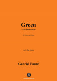 G. Fauré-Green,in G flat Major,Op.58 No.3