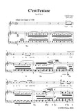 G. Fauré-C'est l'extase,in D flat Major,Op.58 No.5