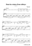 G. Fauré-Dans les ruines d'une abbaye,in A Major,Op.2 No.1