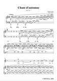 G. Fauré-Chant d'automne