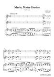 G. Fauré-Maria,Mater Gratiae,in E flat Major,Op.47 No.2