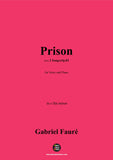 G. Fauré-Prison,in e flat minor,Op.83 No.1