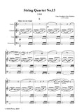 Schubert-String Quartet No.13