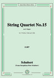 Schubert-String Quartet No.15