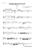 Schubert-String Quartet No.15