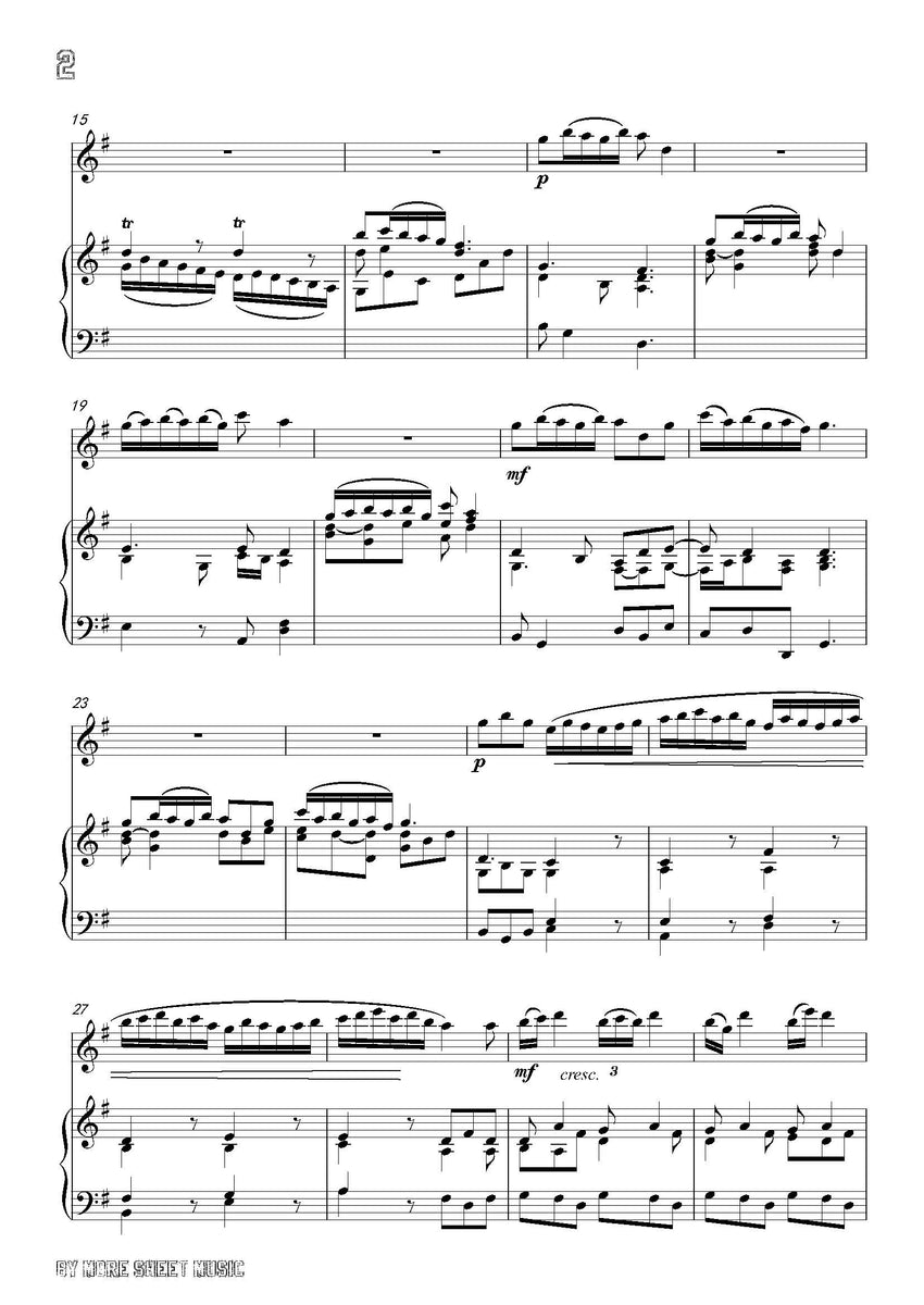 Handel Và godendo Open Sheet Music