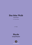 J. Haydn-Das böse Weib,Hob.XXVIIb:23