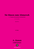 A. Jensen-Sie blasen zum Abmarsch