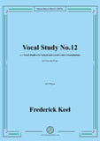 Keel-Vocal Study No.12,in F Major
