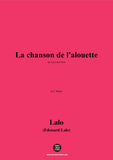 Lalo-La chanson de l'alouette
