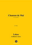 Lekeu-Chanson de Mai