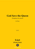 Liszt-God Save the Queen(Paraphrase de concert),S.235,for Piano