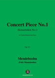 F. Mendelssohn-Concert Piece No.1(Konzertstuck No.1),Op.113