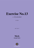 Merk-Exercise No.13,Op.11 No.13,from '20 Exercises,Op.11',for Cello