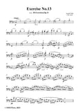 Merk-Exercise No.13,Op.11 No.13,from '20 Exercises,Op.11',for Cello