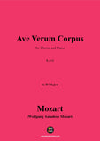 W. A. Mozart-Ave verum Corpus