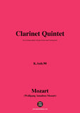 W. A. Mozart-Clarinet Quintet,K.Anh.90