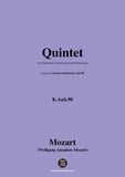W. A. Mozart-Quintet,based on 'Clarinet Quintet,K.Anh.90'