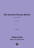 Paderewski-Elle marche d'un pas distrait(1904)