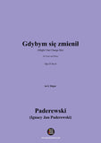 Paderewski-Gdybym się zmienił