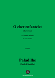 Paladilhe-O cher enfantelet