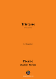 G. Pierné-Tristesse