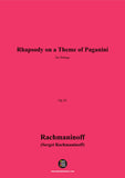 Rachmaninoff-Rhapsody on a Theme of Paganini,Op.43,for Strings