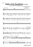 Rimsky-Korsakov-Flight of the Bumblebee,Act III,for Voice,Clarinet(ad lib.) and Piano