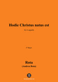 Rota-Hodie Christus natus est