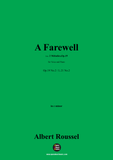 A. Roussel-A Farewell,Op.19 No.2