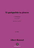 A. Roussel-Si quelquefois tu pleures(1936)