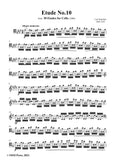 C. Schröder-Etude No.10,Op.57 No.10