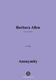 Anonymous-Barbara Allen