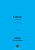 Silcher-Untreue(Da drunten im tiefen Thale)