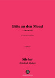 Silcher-Bitte an den Mond(Du Mond,i hätt' a Bitt' an di)