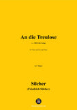 Silcher-An die Treulose(Es fliegt manch' Vöglein in das Nest)