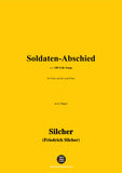 Silcher-Soldaten-Abschied(Heute scheid' ich)