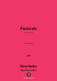 Stravinsky-Pastorale