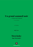Stravinsky-Un grand sommeil noir